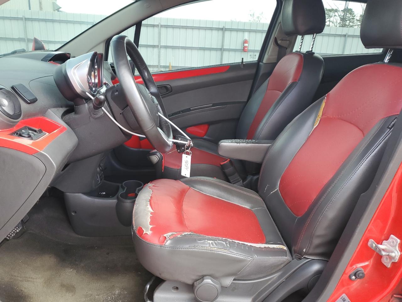 2014 Chevrolet Spark VIN KL8CF6S93EC547983 Copart auction photo, all over damage thumbnail 7