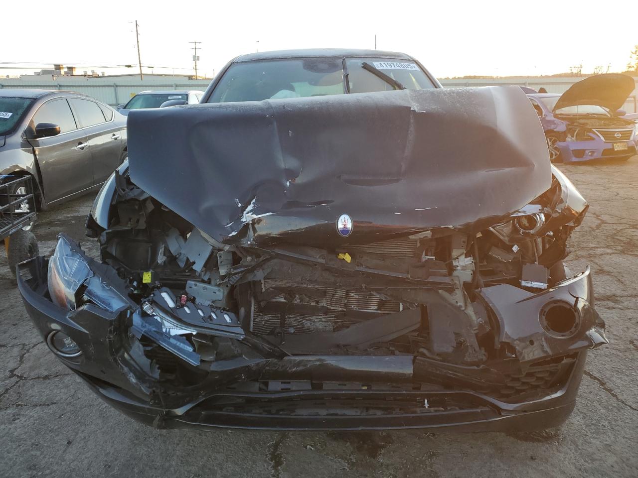 2019 Maserati Levante VIN ZN661XUA2KX310484 Copart auction photo, front end damage thumbnail 5