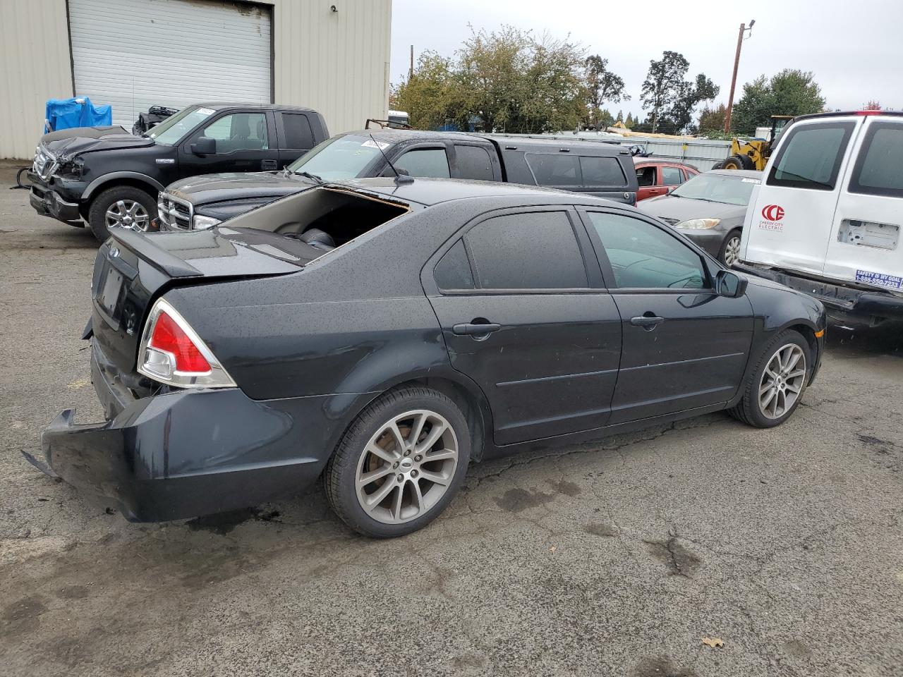 2009 Ford Fusion VIN 3FAHP07Z29R197291 Copart auction photo, rear end damage thumbnail 3