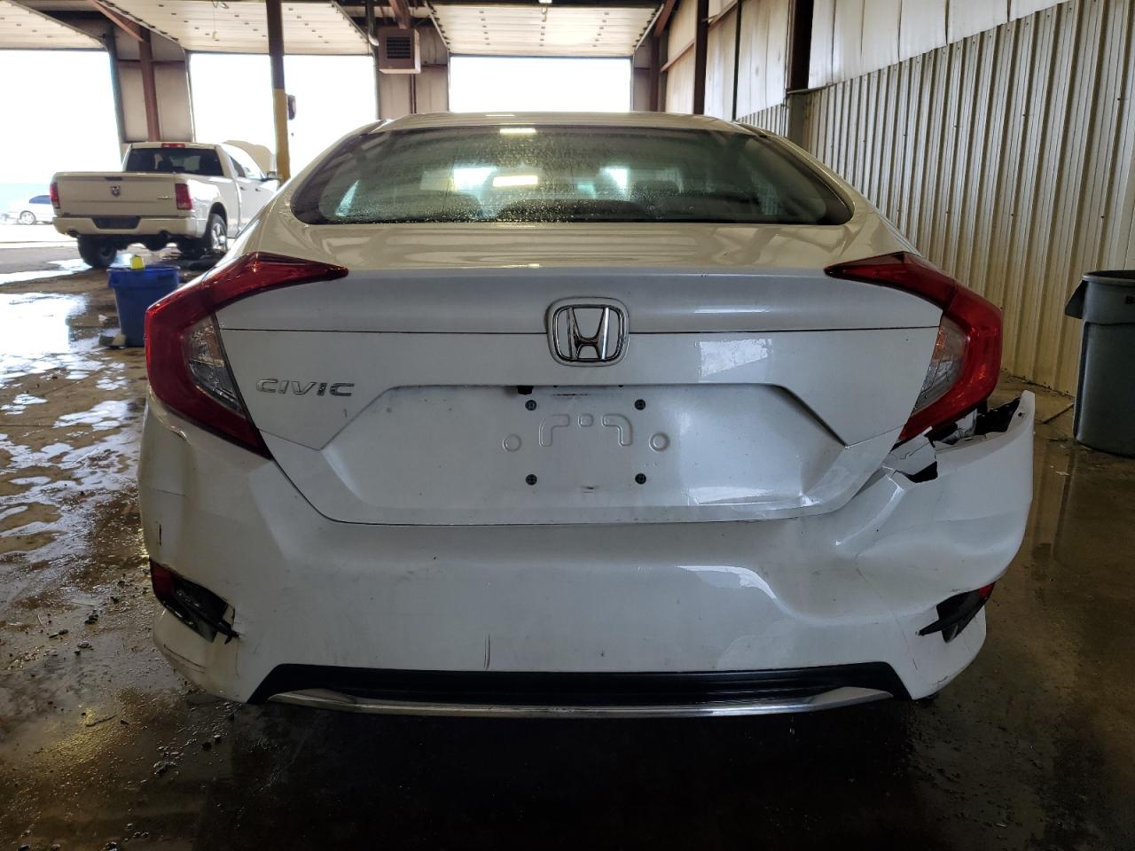 2019 Honda Civic VIN 2HGFC2F6XKH604454 Copart auction photo, rear end / side damage thumbnail 6