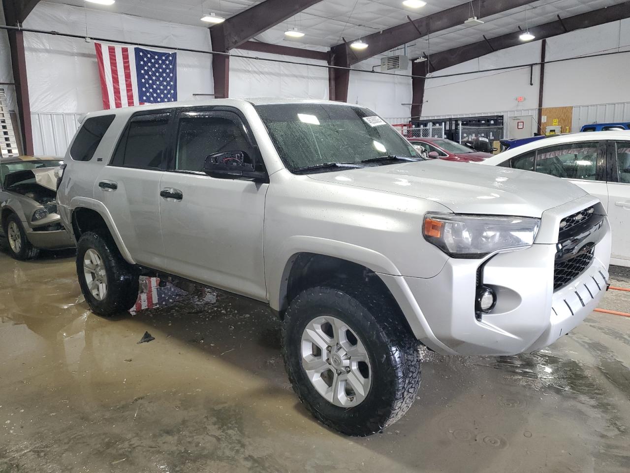 2014 Toyota 4Runner VIN JTEBU5JR6E5169419 Copart auction photo, rear end / water/flood damage thumbnail 4