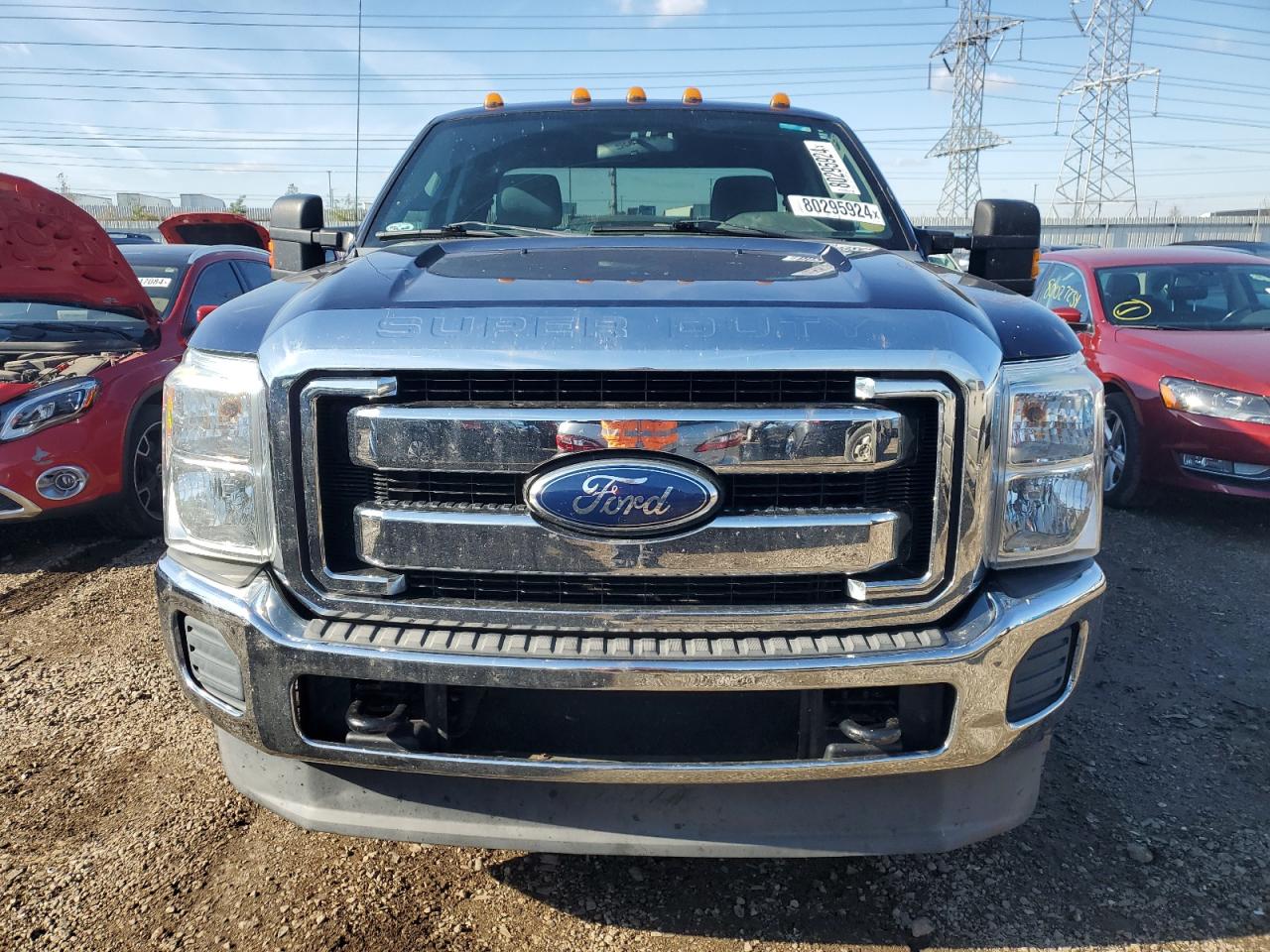 2012 Ford F250 VIN 1FT7X2B64CEA23960 Copart auction photo, side / minor dent/scratches damage thumbnail 5