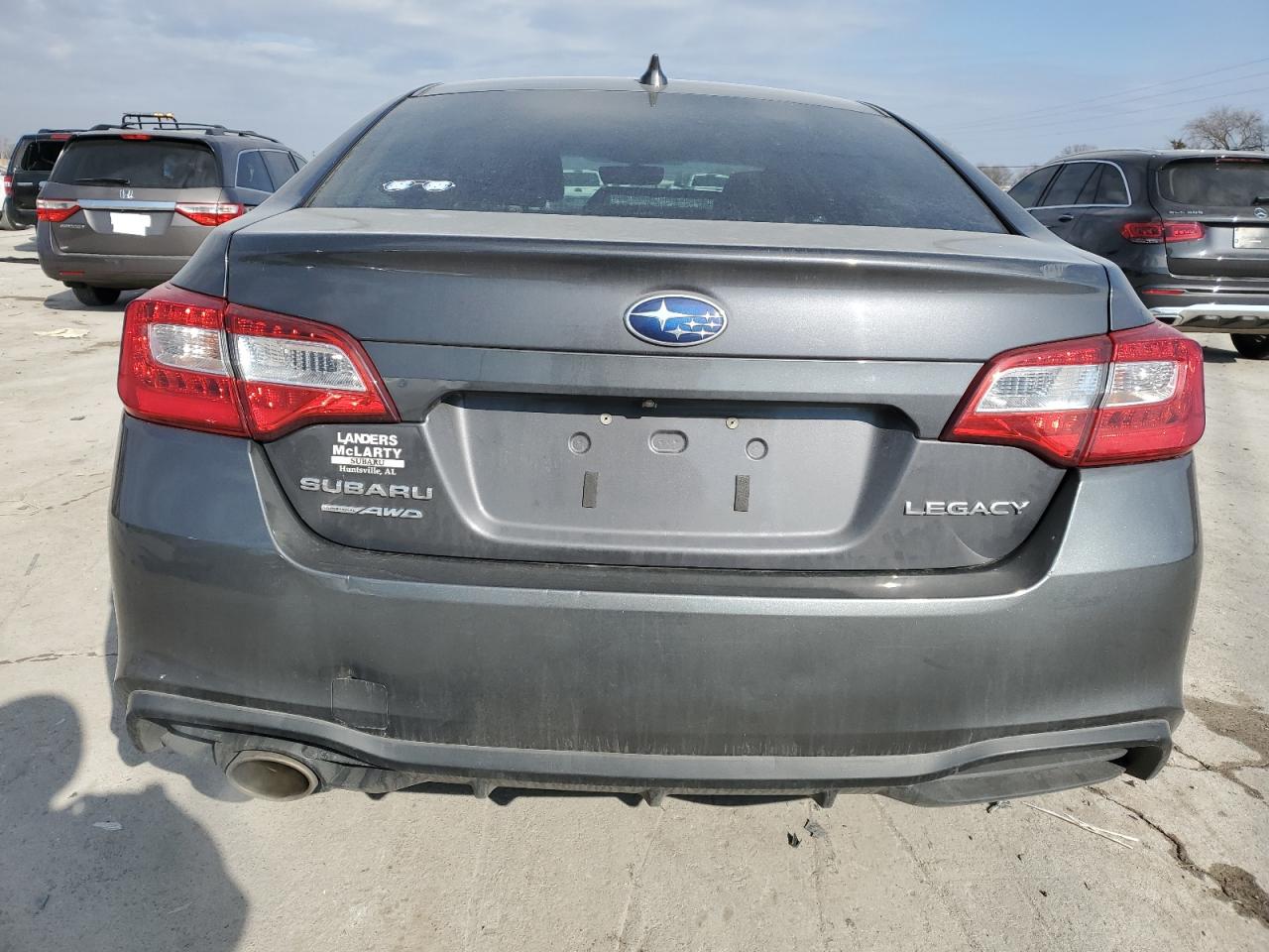 2018 Subaru Legacy VIN 4S3BNAC60J3023729 Copart auction photo, front end damage thumbnail 6