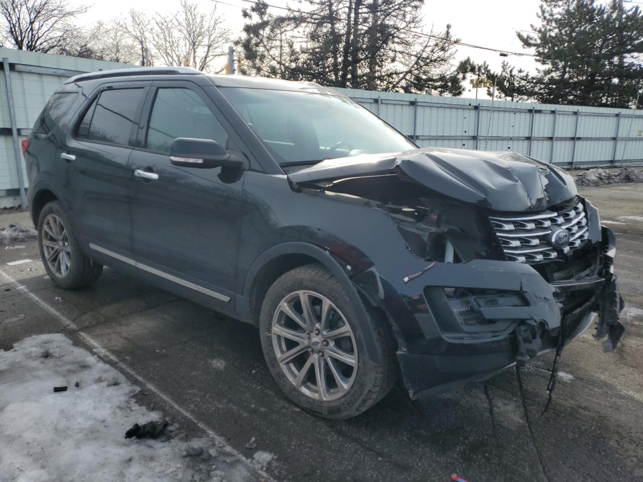 2016 Ford Explorer VIN 1FM5K8F80GGA10696 Copart auction photo, front end / rear end damage thumbnail 4