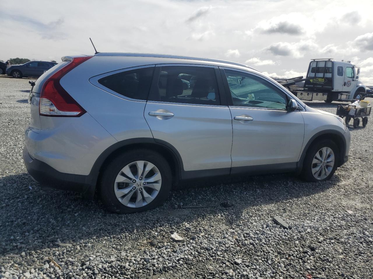 2014 Honda CR-V VIN 2HKRM3H70EH539095 Copart auction photo, all over damage thumbnail 3