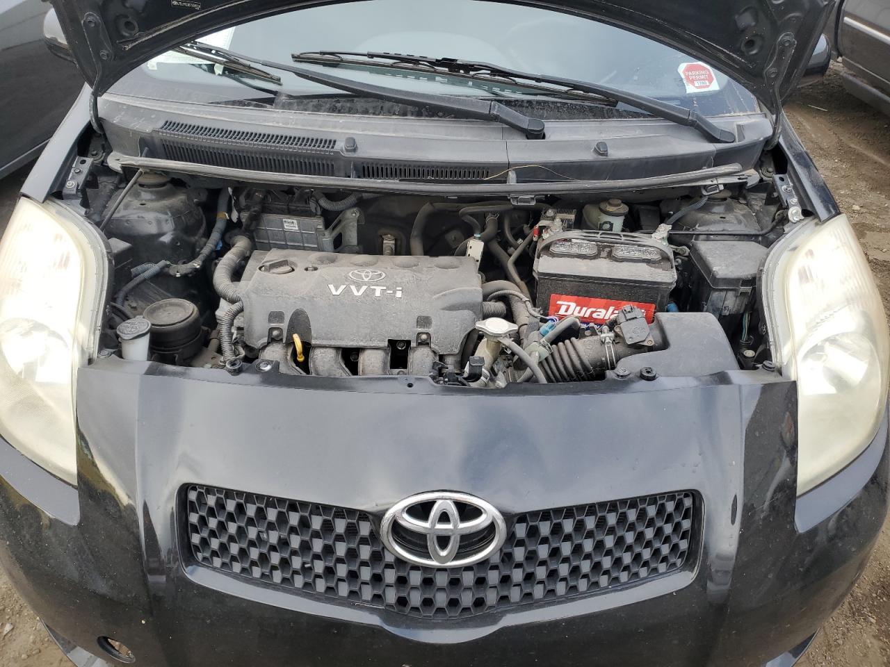 2007 Toyota Yaris VIN JTDJT923875089126 Copart auction photo, mechanical damage thumbnail 11