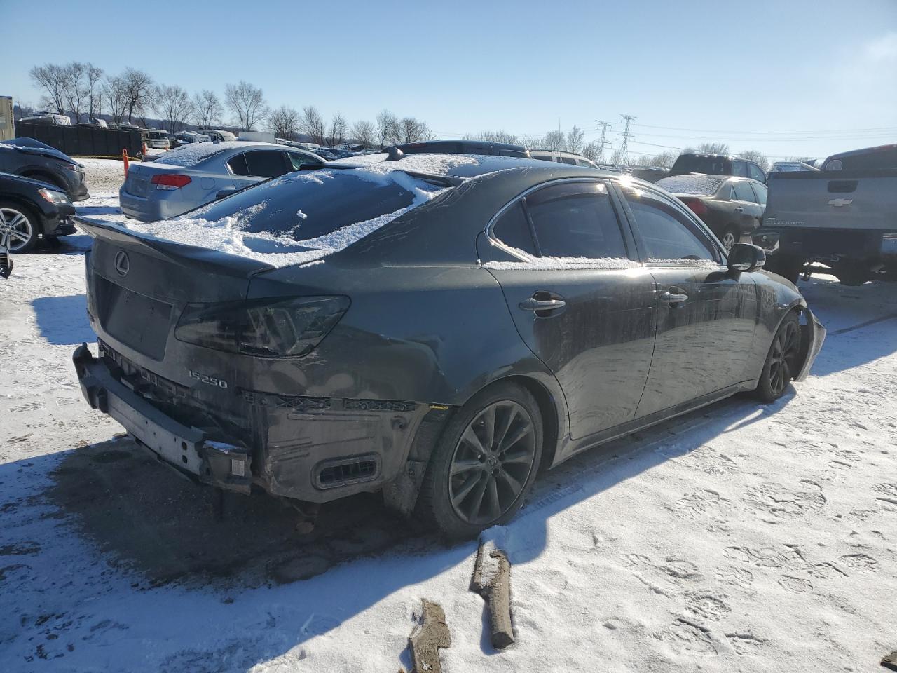 2009 Lexus IS VIN JTHCK262092030580 Copart auction photo, all over damage thumbnail 3