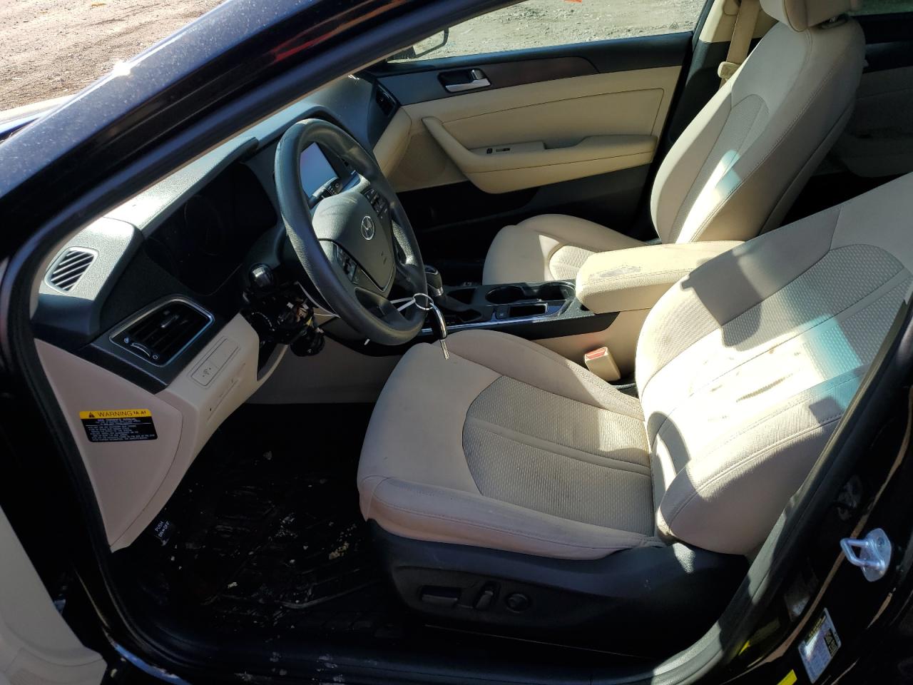 2017 Hyundai Sonata VIN 5NPE34AF4HH566295 Copart auction photo, front end / vandalism damage thumbnail 7