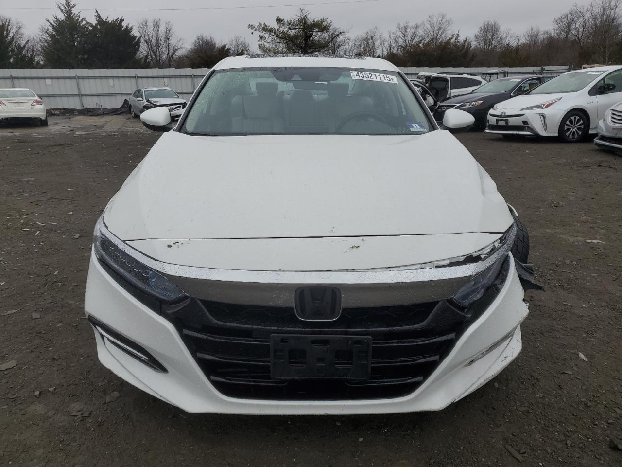 2019 Honda Accord VIN 1HGCV3F58KA001768 Copart auction photo, front end / side damage thumbnail 5