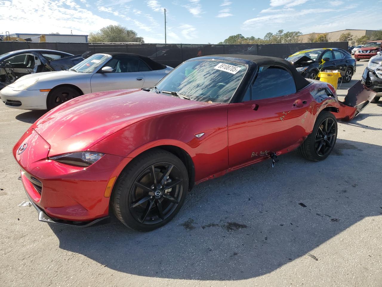 2022 Mazda MX-5 VIN JM1NDAC73N0503893
