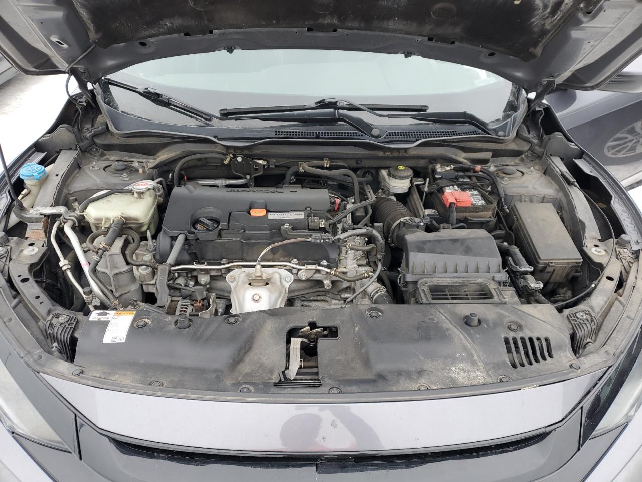 2019 Honda Civic VIN 2HGFC2F81KH595547 Copart auction photo, rear end damage thumbnail 11