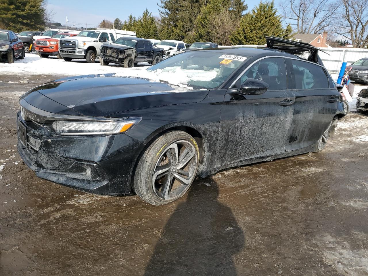 2022 Honda Accord VIN 1HGCV1F35NA001587
