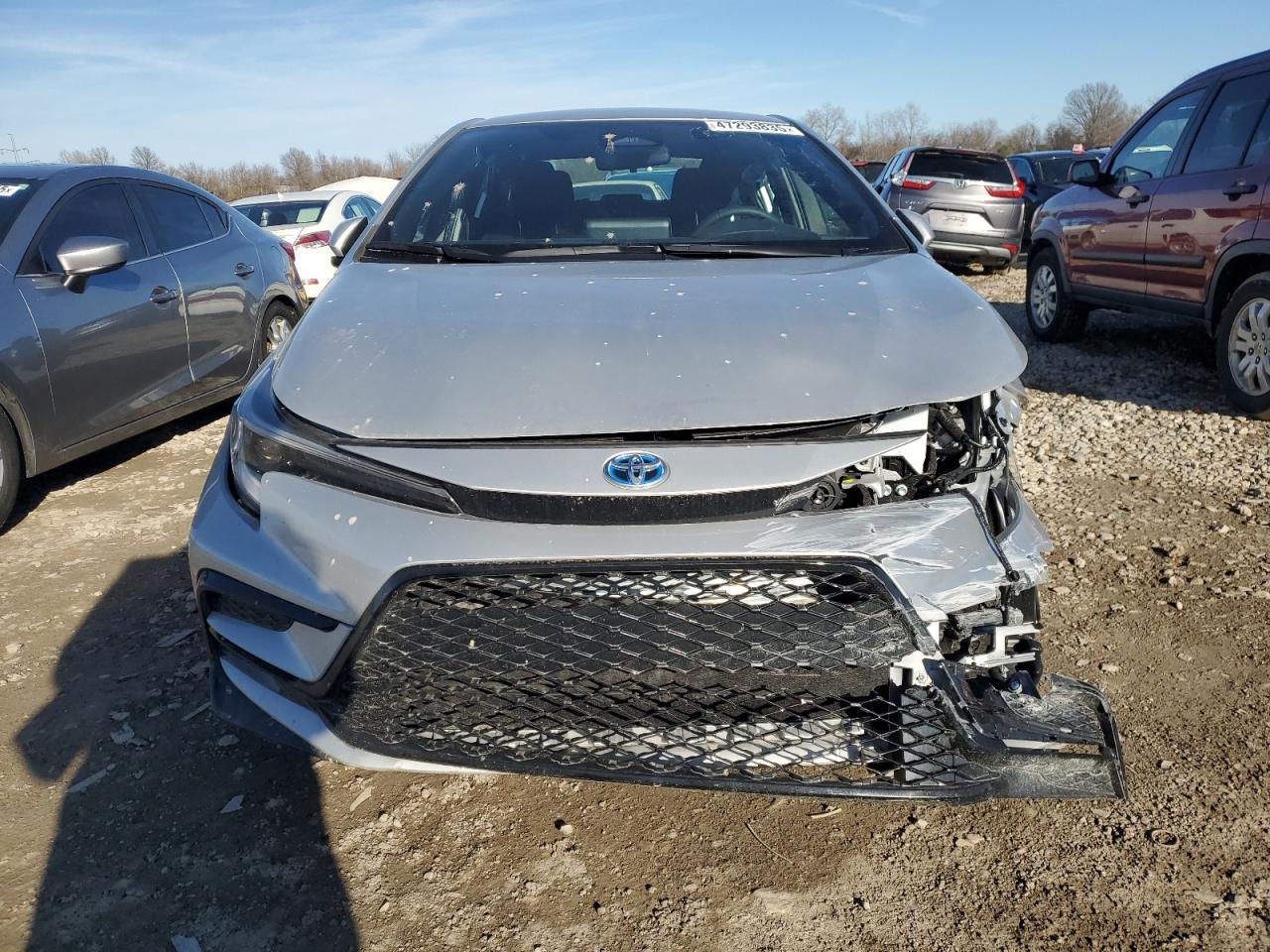 2024 Toyota Corolla VIN JTDBDMHE2R3012893 Copart auction photo, rear end / front end damage thumbnail 5