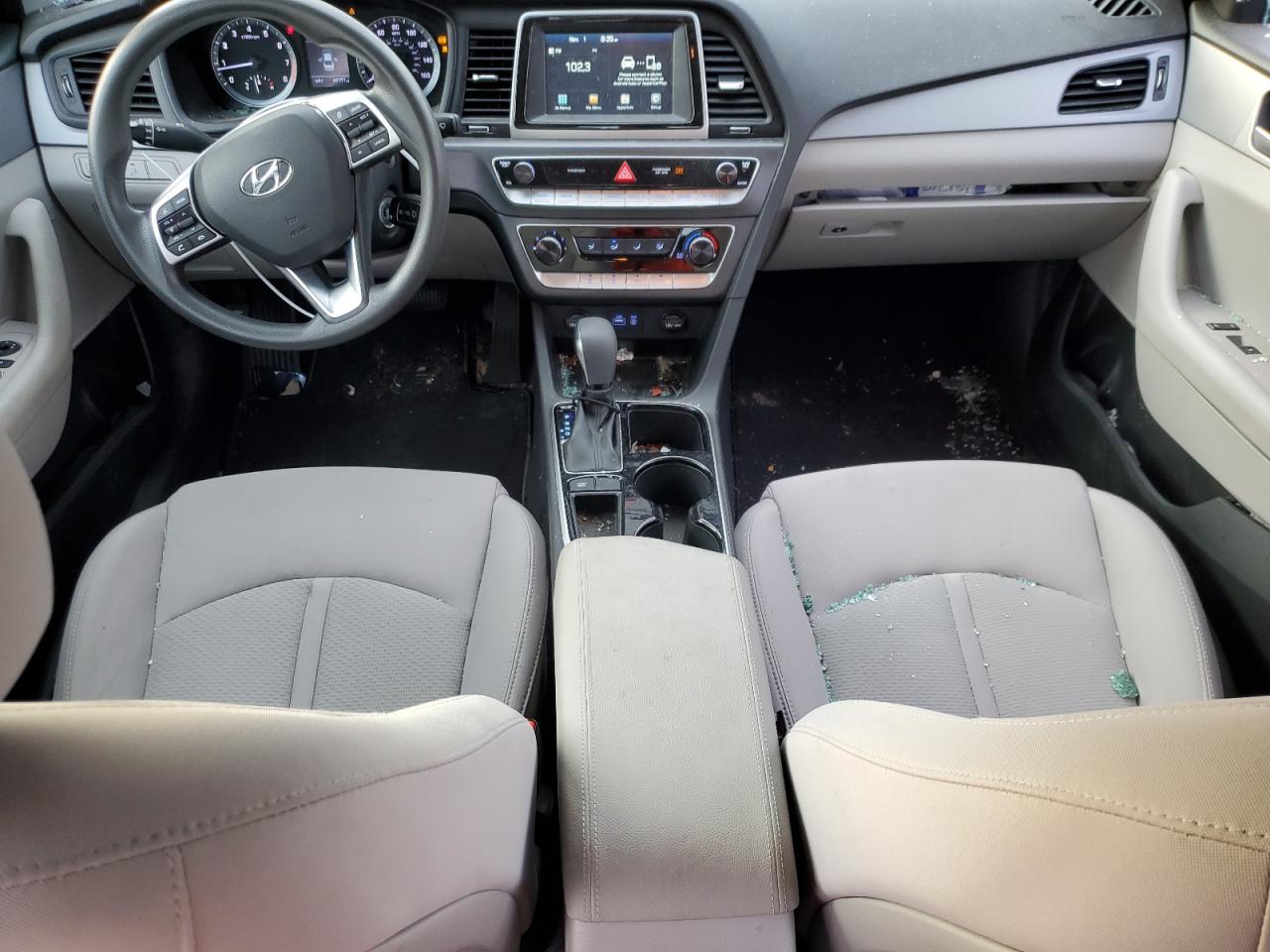 2019 Hyundai Sonata VIN 5NPE24AF1KH787444 Copart auction photo, side / rear end damage thumbnail 8