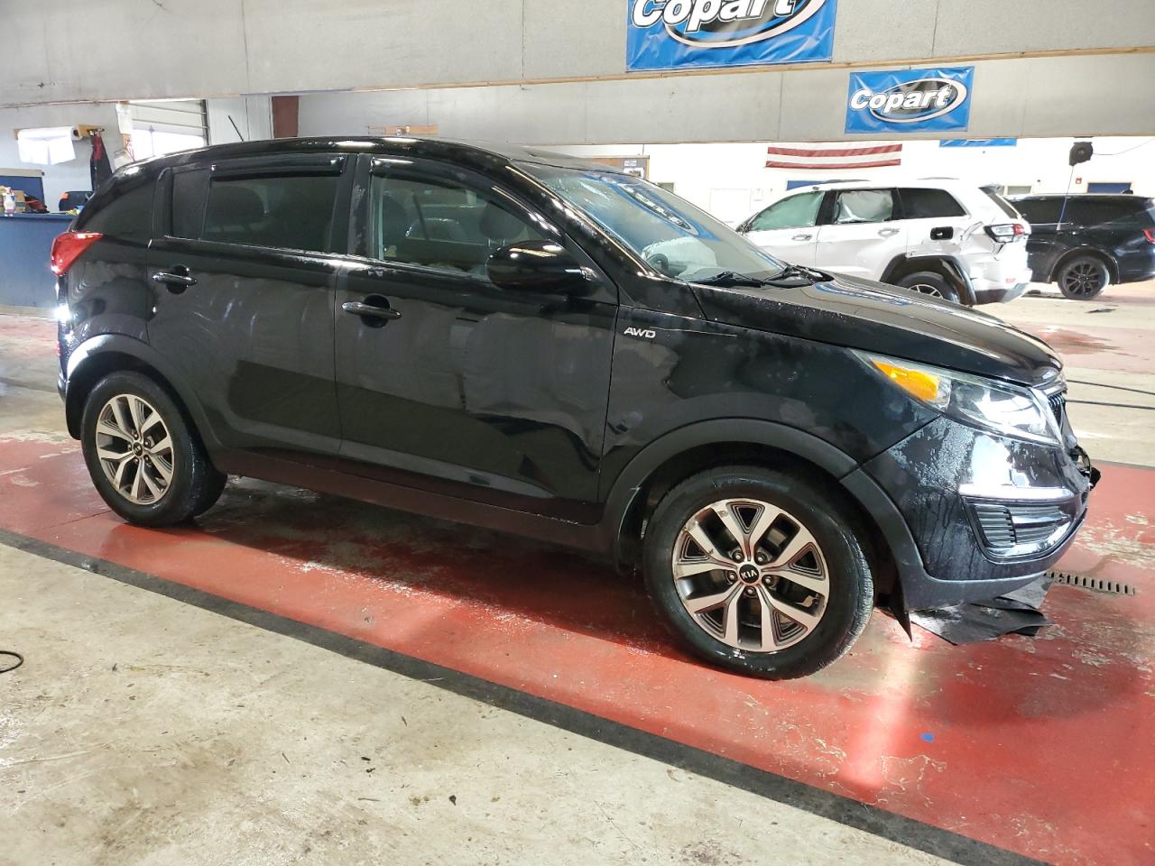 2016 KIA Sportage VIN KNDPBCAC2G7849597 Copart auction photo, front end damage thumbnail 4