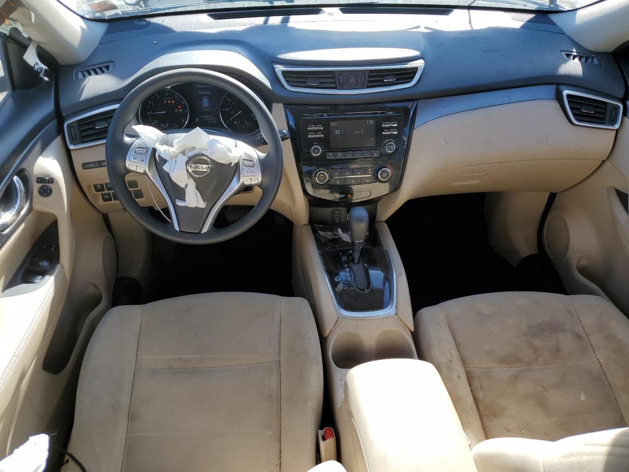 2016 Nissan Rogue VIN KNMAT2MT9GP614820 Copart auction photo, front end damage thumbnail 8