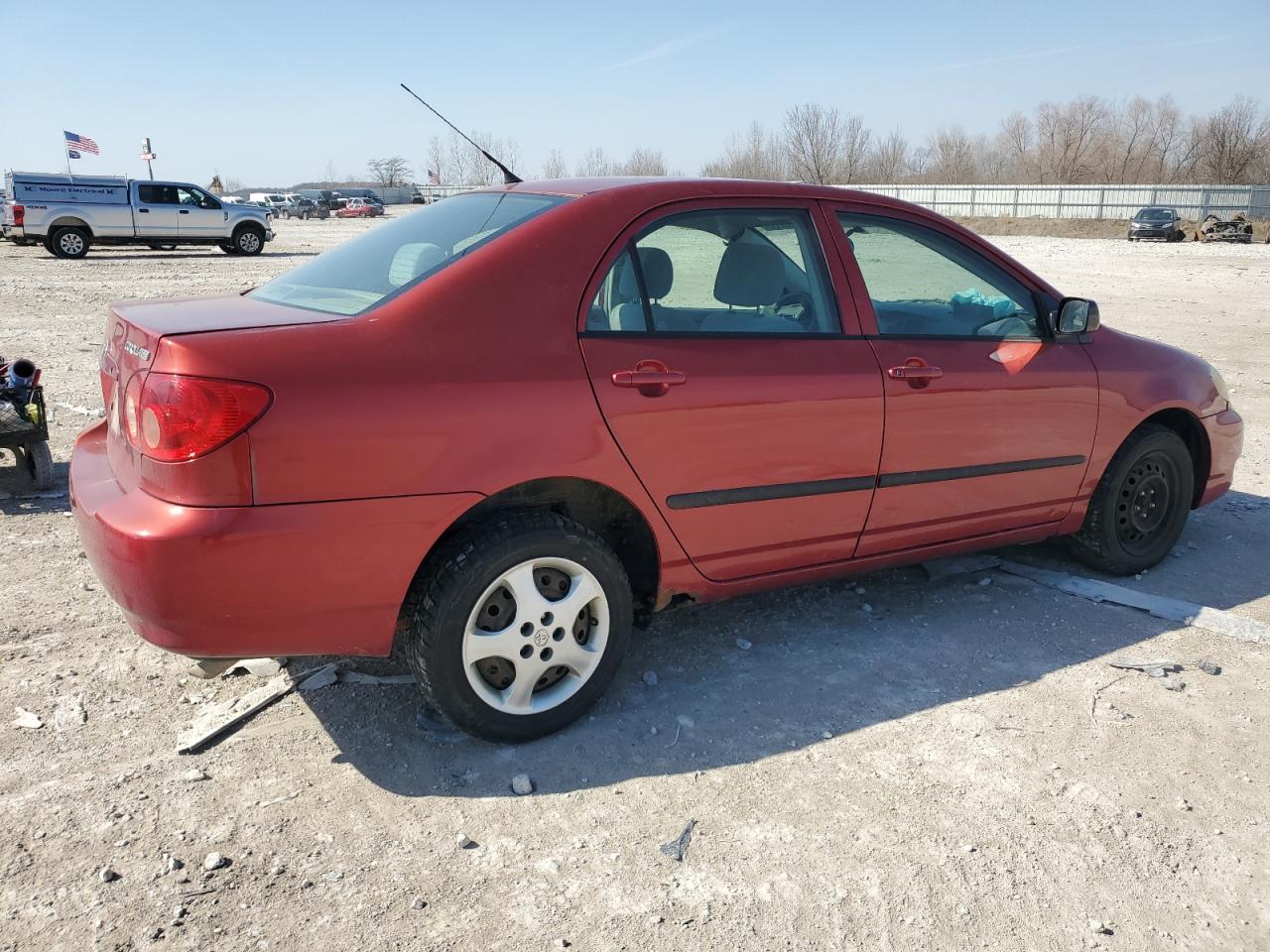 2007 Toyota Corolla VIN 2T1BR32E07C728880 Copart auction photo, front end / side damage thumbnail 3