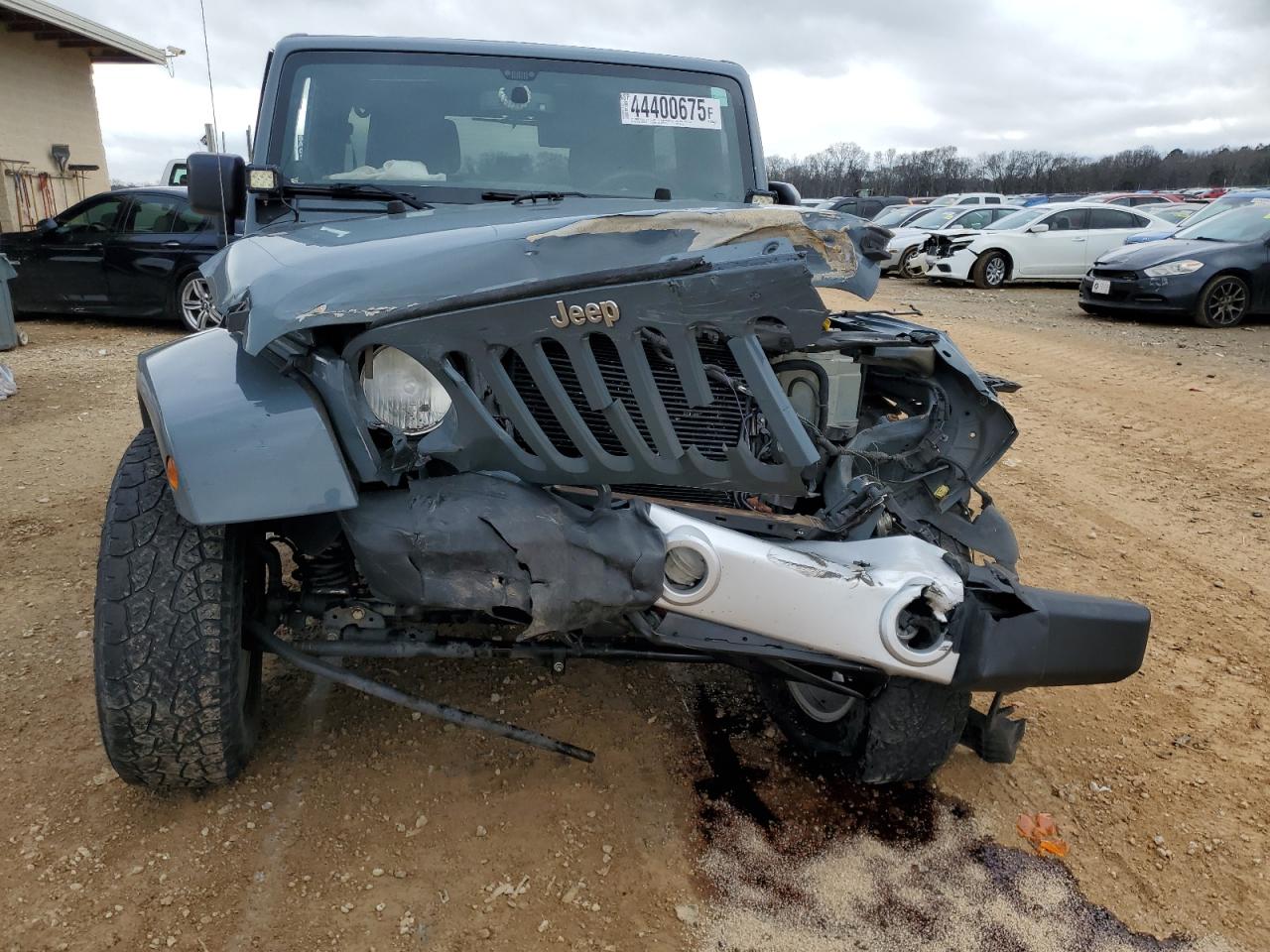 2014 Jeep Wrangler VIN 1C4BJWEGXEL306112 Copart auction photo, front end damage thumbnail 5