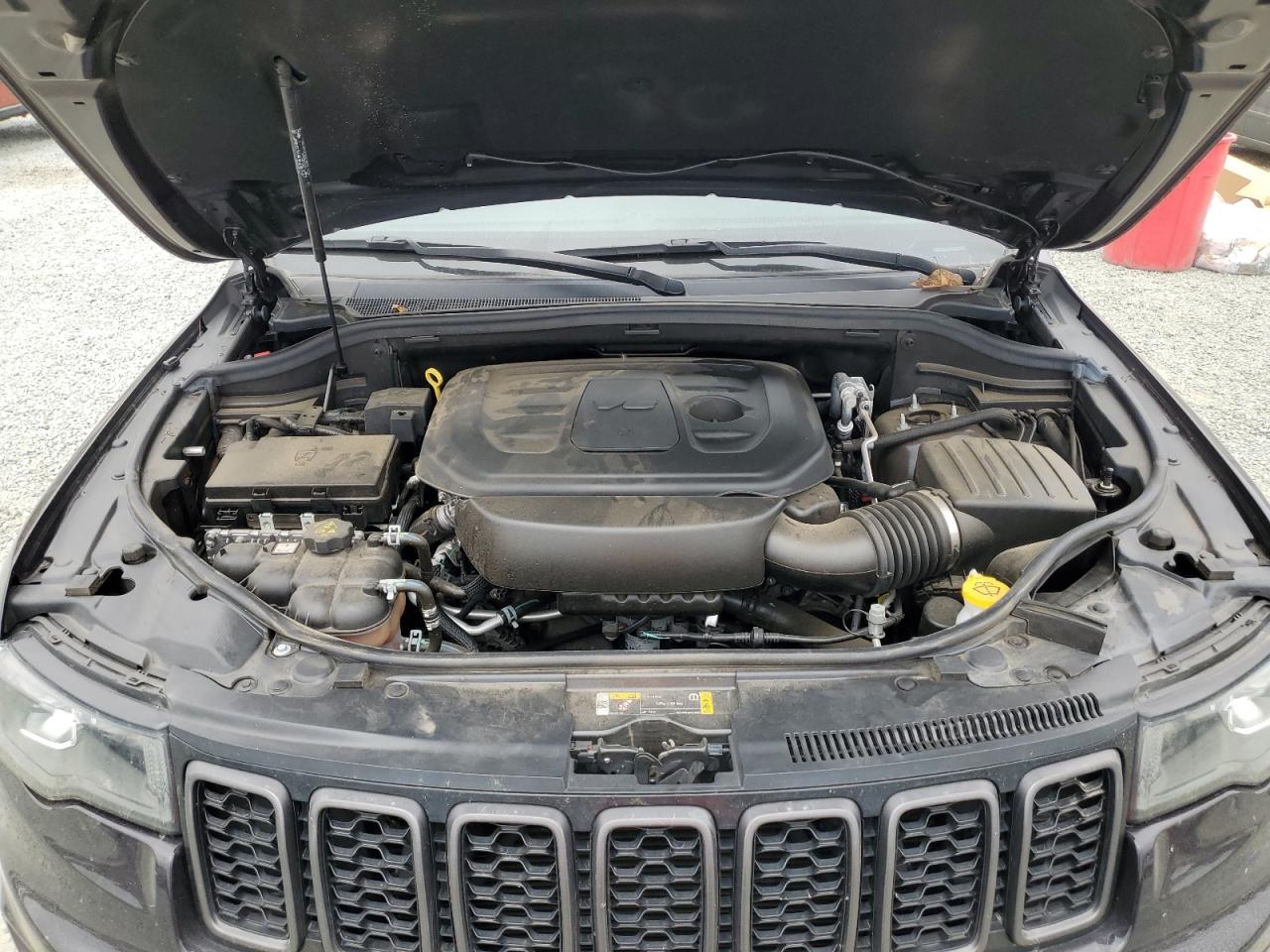 2021 Jeep Grand Cherokee VIN 1C4RJFBG0MC592408 Copart auction photo, side damage thumbnail 12