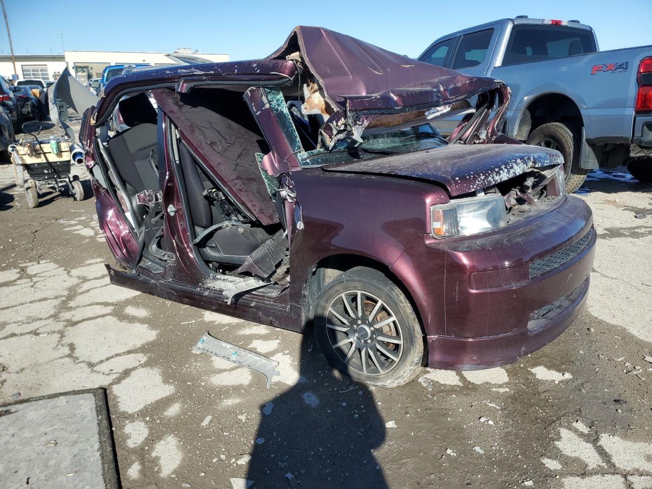 2005 Toyota xB VIN JTLKT324554016202 Copart auction photo, rollover / mechanical damage thumbnail 4