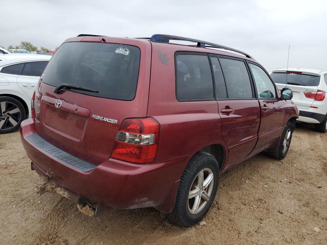 2007 Toyota Highlander VIN JTEEP21A270198543 Copart auction photo, front end damage thumbnail 3