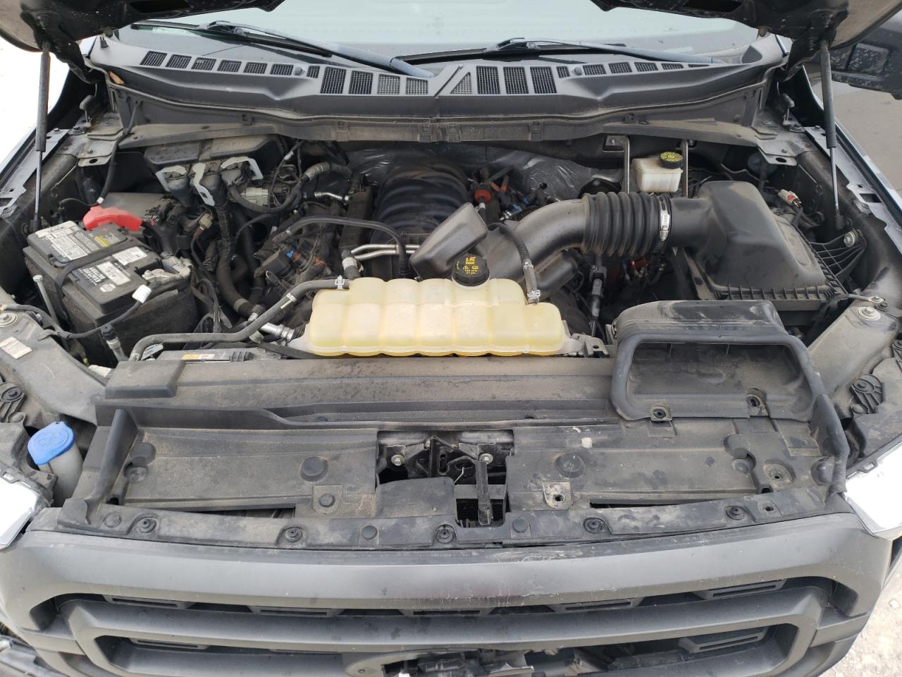2021 Ford F-150 VIN 1FTEW1C56MFA68727 Copart auction photo, front end / mechanical damage thumbnail 11
