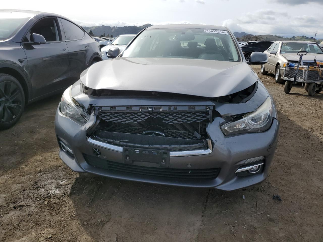 2016 Infiniti Q50 VIN JN1AV7AP7GM490128 Copart auction photo, mechanical / front end damage thumbnail 5