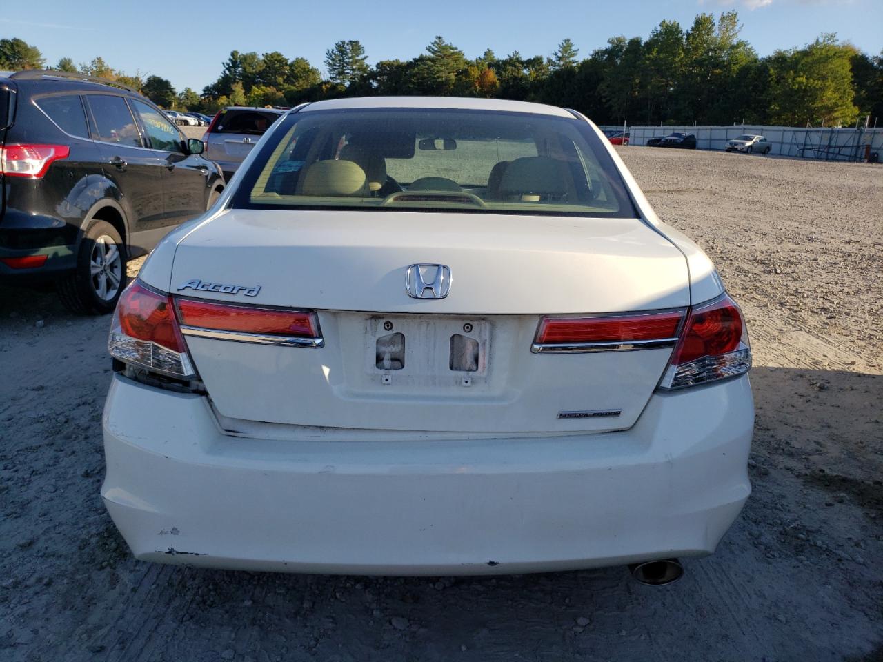 2012 Honda Accord VIN 1HGCP2F65CA107092 Copart auction photo, front end / rear end damage thumbnail 6