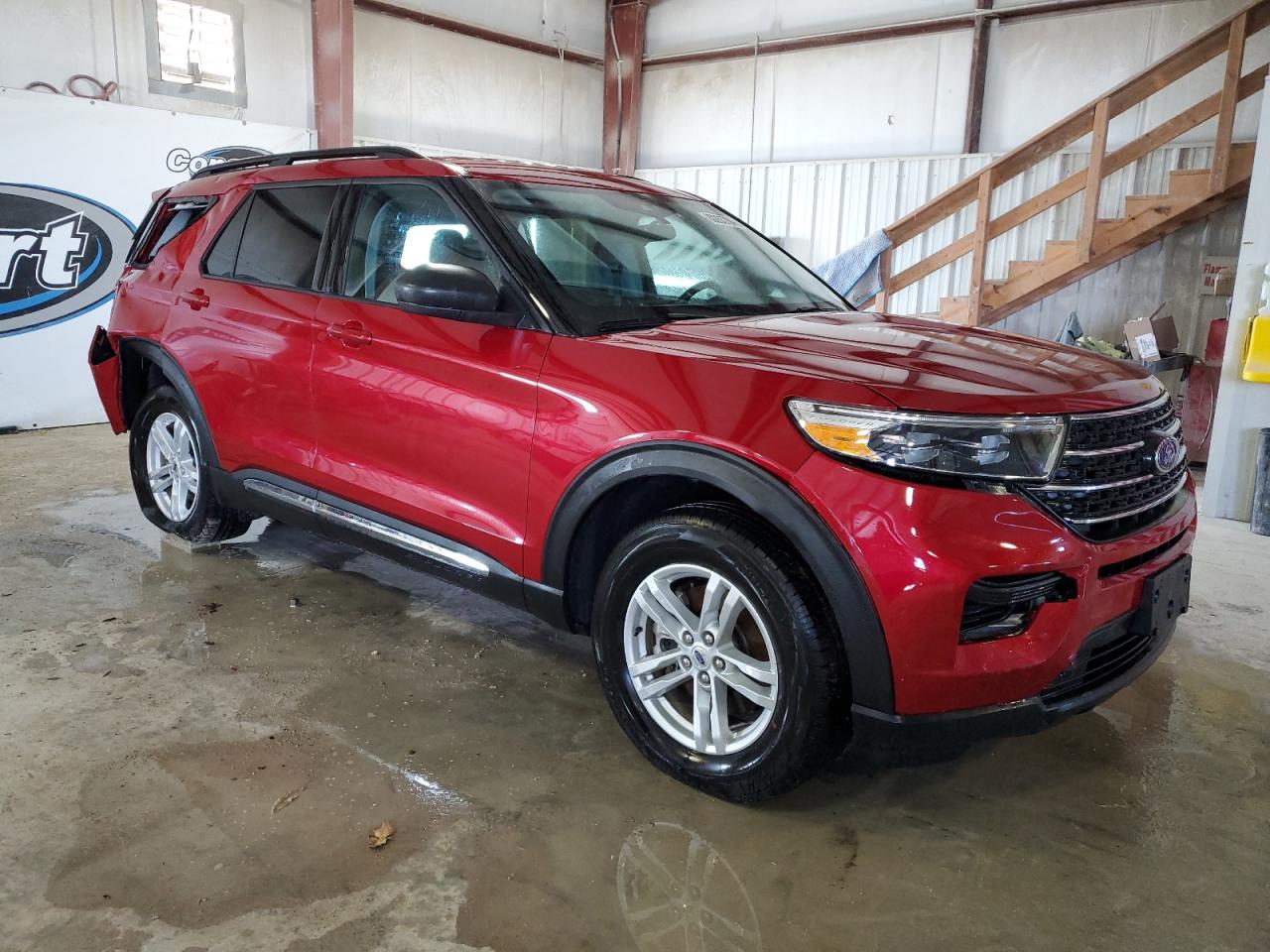 2023 Ford Explorer VIN 1FMSK7DH4PGB90913 Copart auction photo, rear end / front end damage thumbnail 4