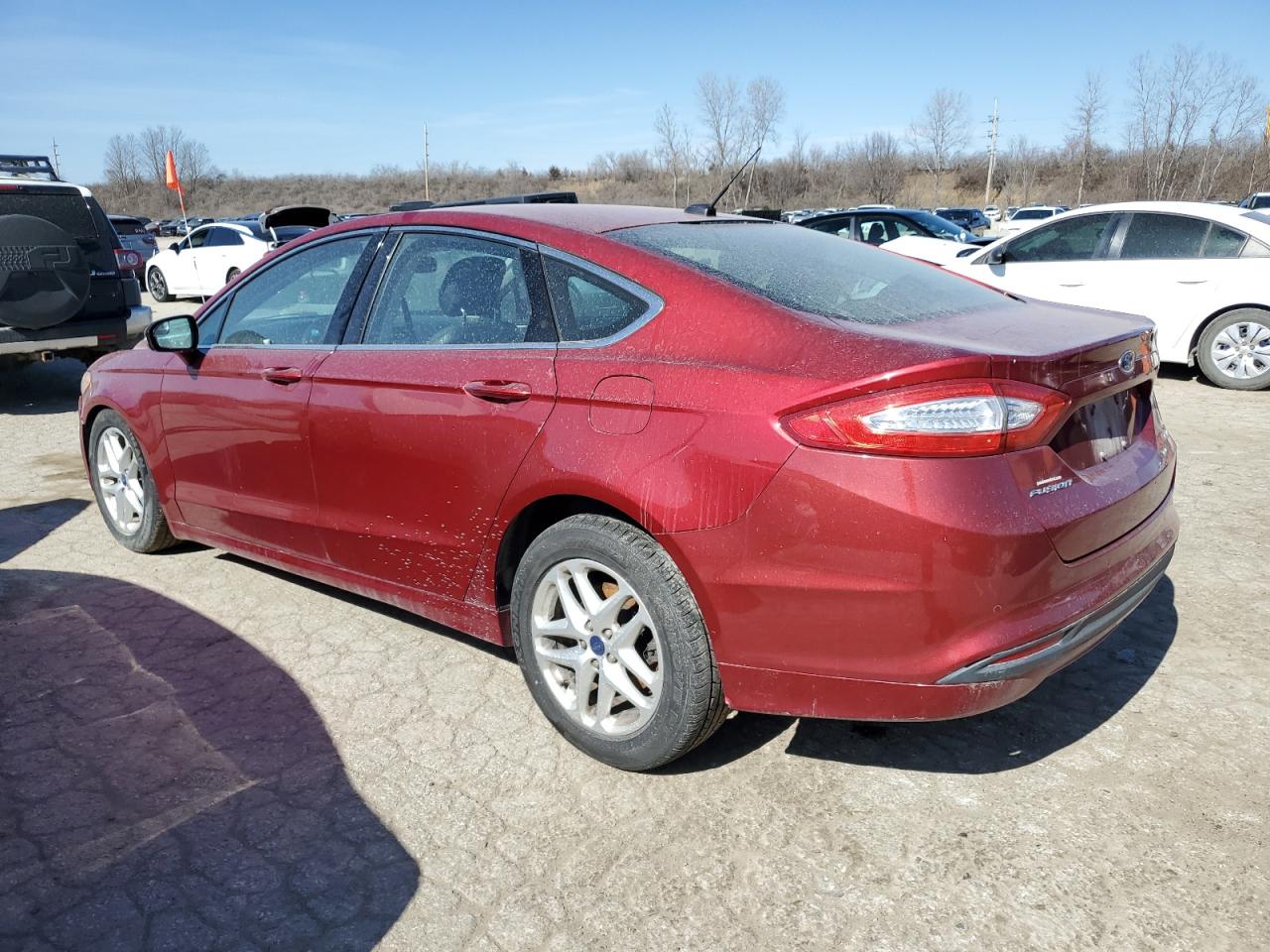 2013 Ford Fusion VIN 3FA6P0HR1DR377893 Copart auction photo, front end damage thumbnail 2