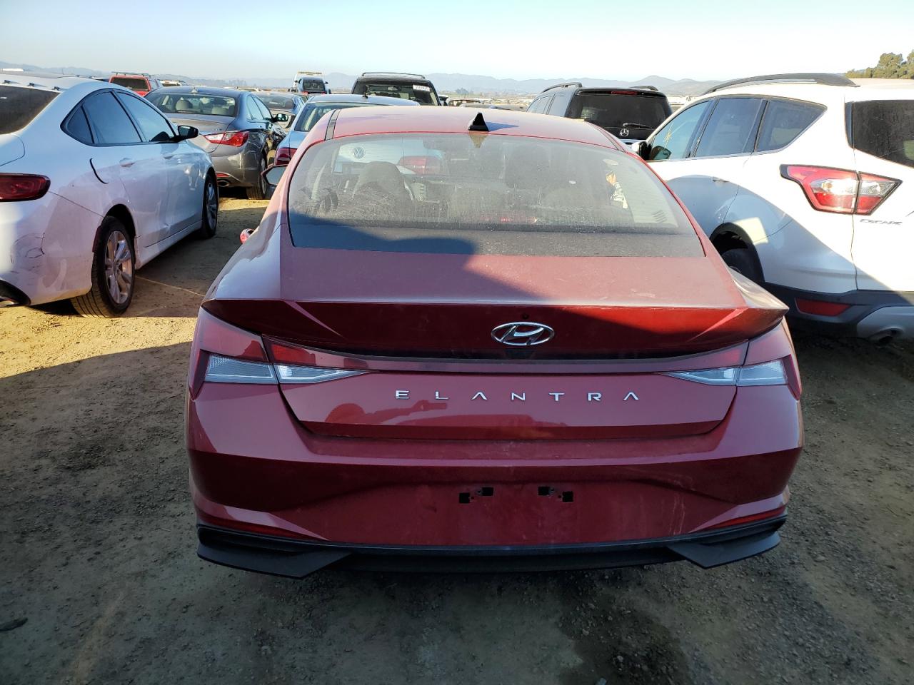 2021 Hyundai Elantra VIN KMHLL4AG8MU209746 Copart auction photo, vandalism / side damage thumbnail 6