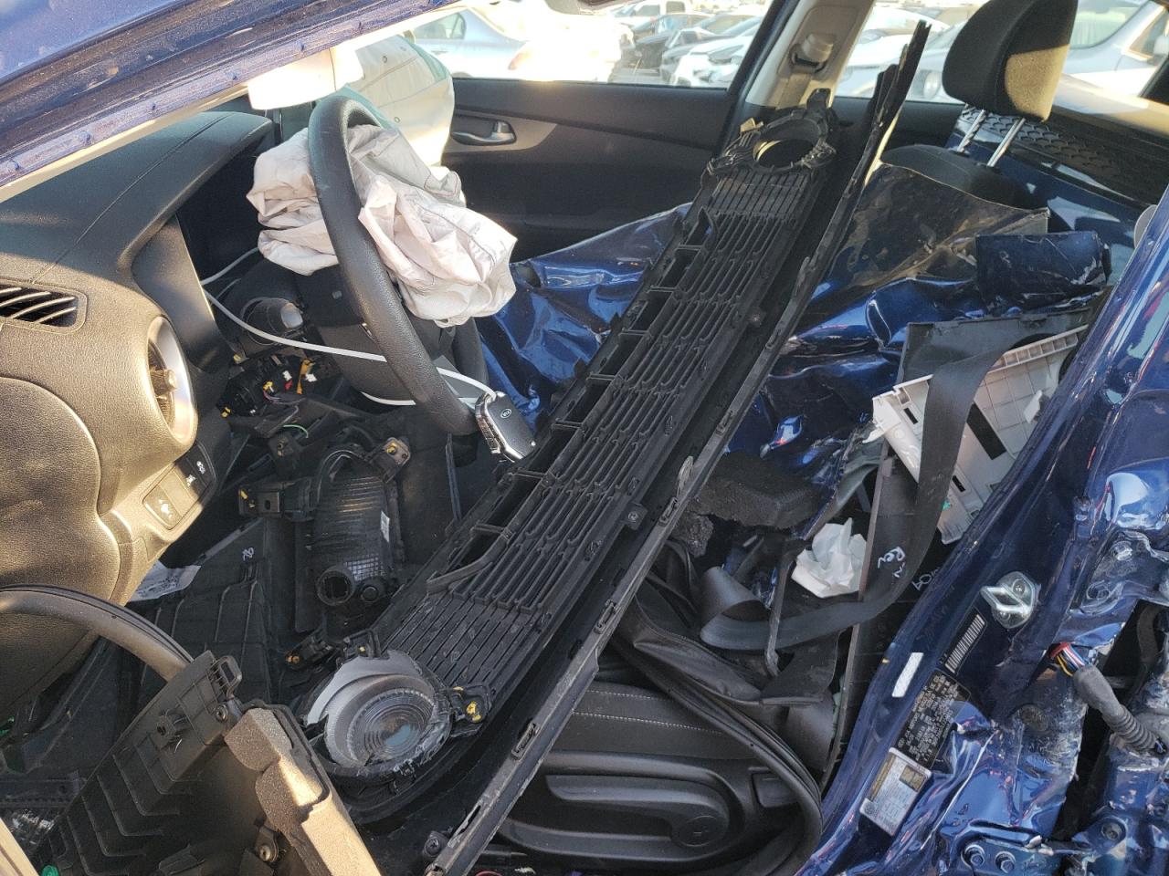 2020 KIA Forte VIN 3KPF24AD7LE254815 Copart auction photo, all over / vandalism damage thumbnail 7