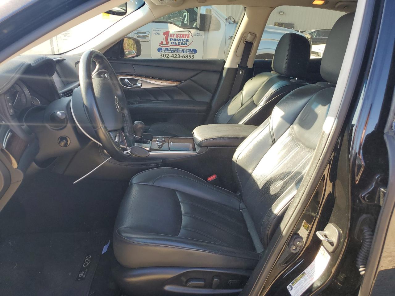 2015 Infiniti Q70 VIN JN1BY1AR9FM561547 Copart auction photo, side damage thumbnail 7