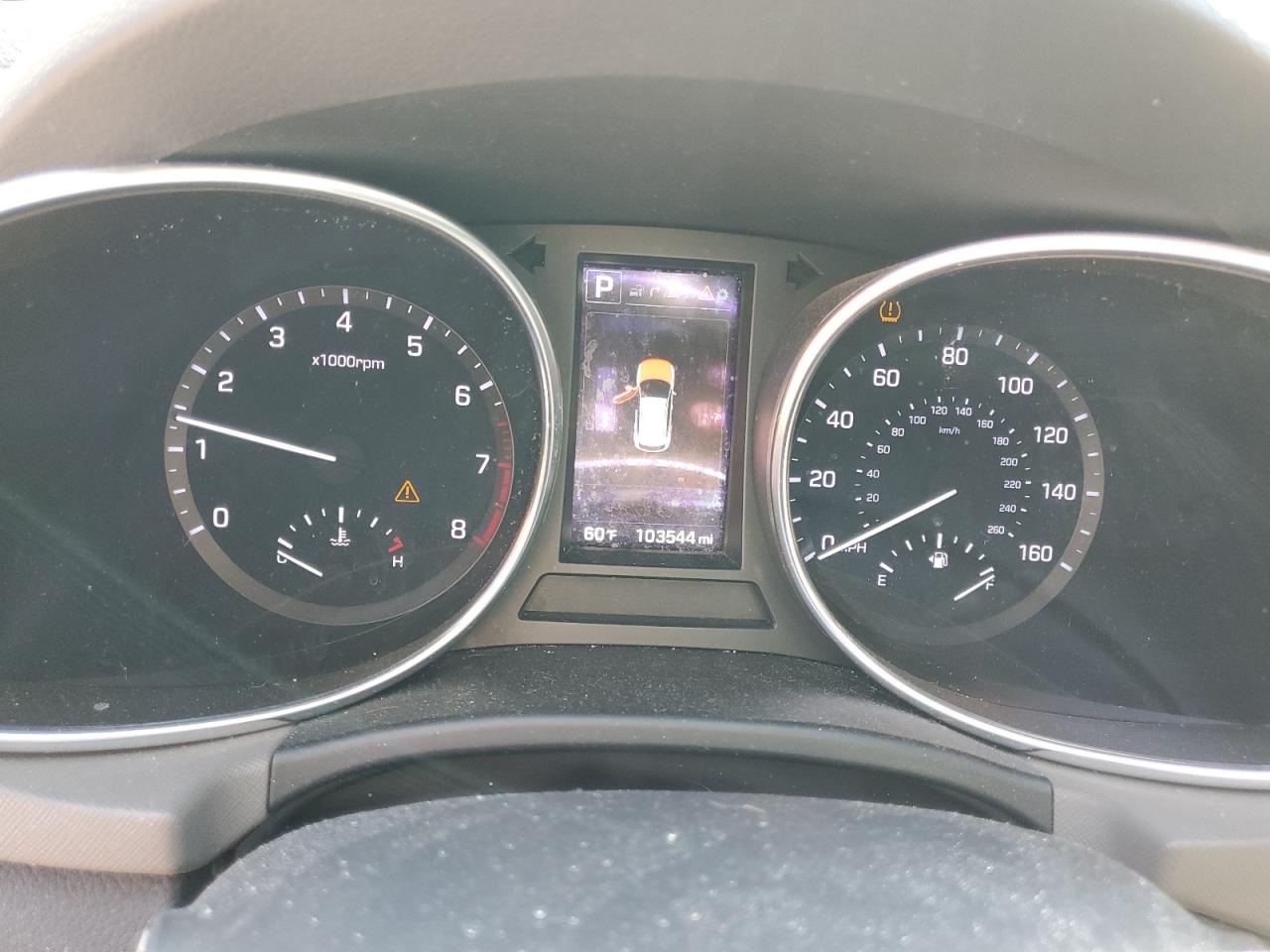 2017 Hyundai Santa Fe VIN KM8SRDHFXHU222799 Copart auction photo, undercarriage / front end damage thumbnail 9