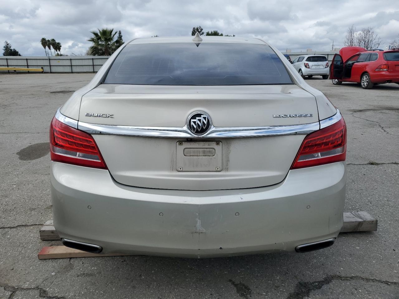 2015 Buick LaCrosse VIN 1G4GB5G3XFF143903 Copart auction photo, rear end / side damage thumbnail 6