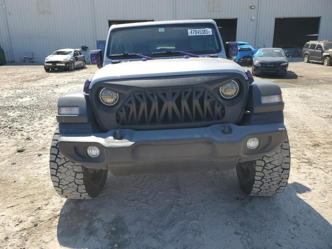 2021 Jeep Wrangler VIN 1C4HJXDN1MW527949 Copart auction photo, rear end damage thumbnail 5