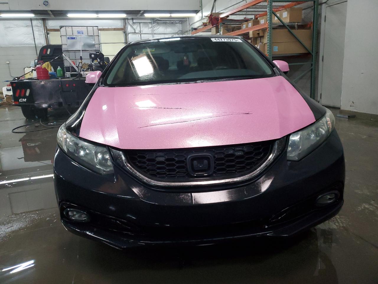 2013 Honda Civic VIN 19XFB2F52DE211460 Copart auction photo, vandalism / rear end damage thumbnail 5