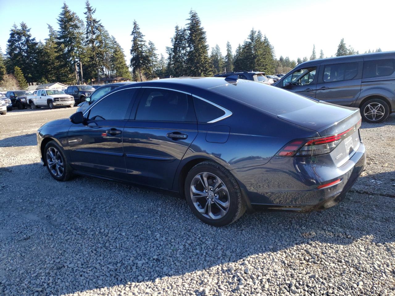 2024 Honda Accord VIN 1HGCY2F62RA020109 Copart auction photo, side damage thumbnail 2