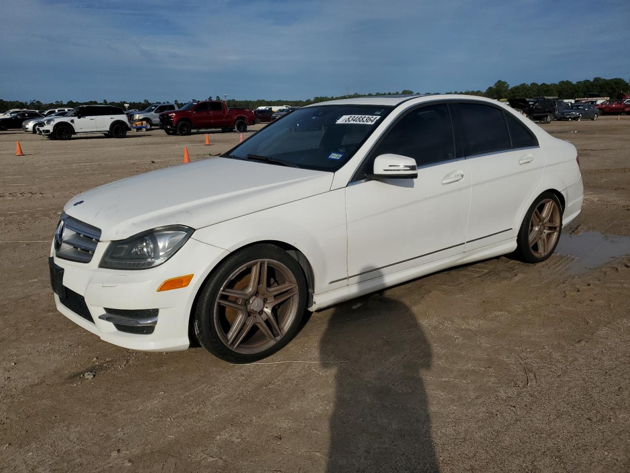 2013 Mercedes-Benz C-klasse VIN WDDGF4HB8DR296595