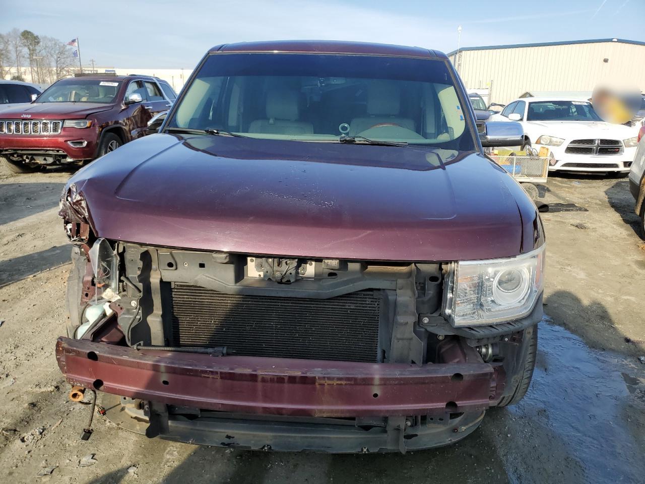 2011 Ford Flex VIN 2FMGK5DC1BBD21231 Copart auction photo, rear end / front end damage thumbnail 5