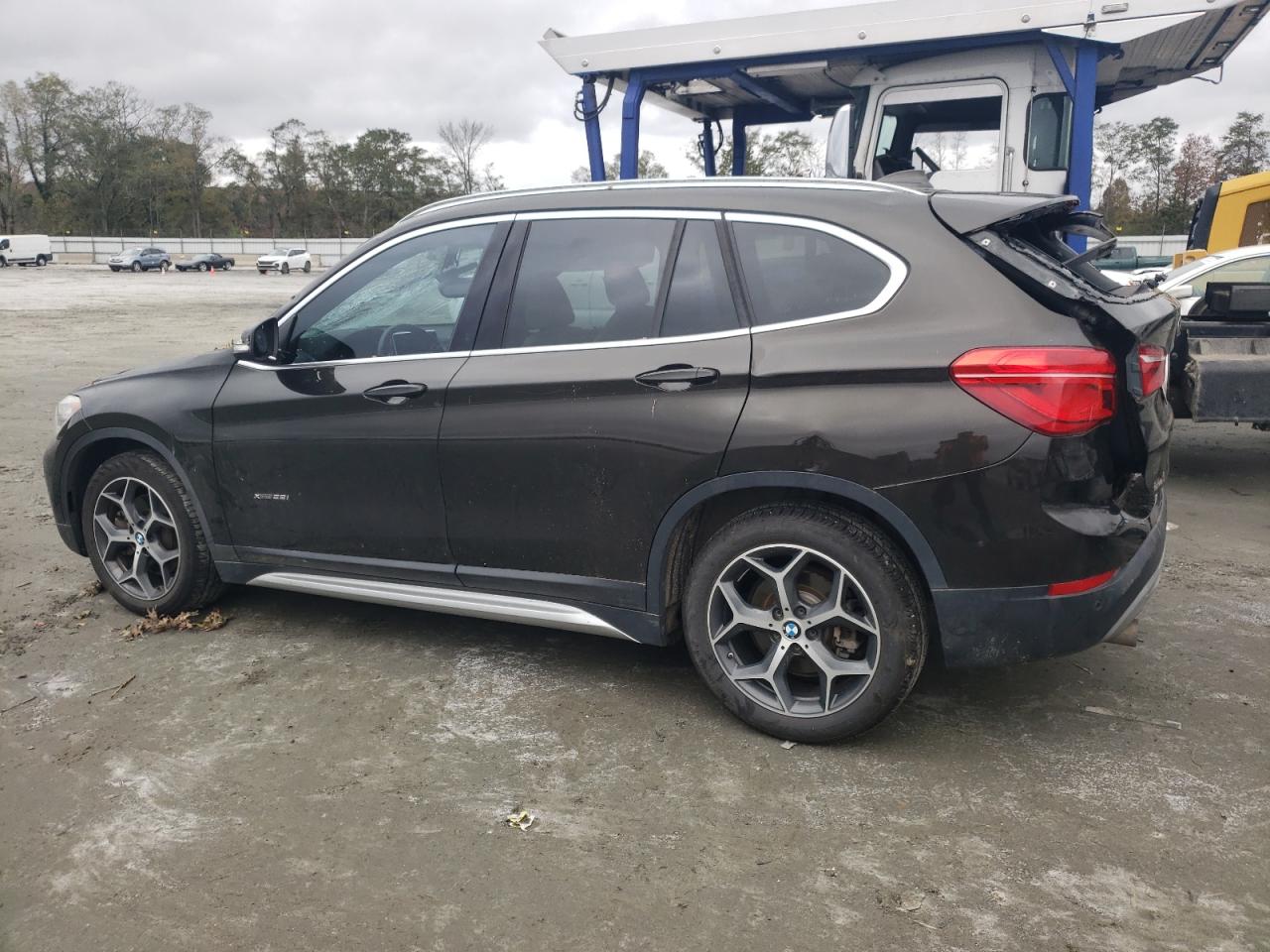 2017 BMW X1 VIN WBXHT3C37H5F81230 Copart auction photo, top/roof damage thumbnail 2
