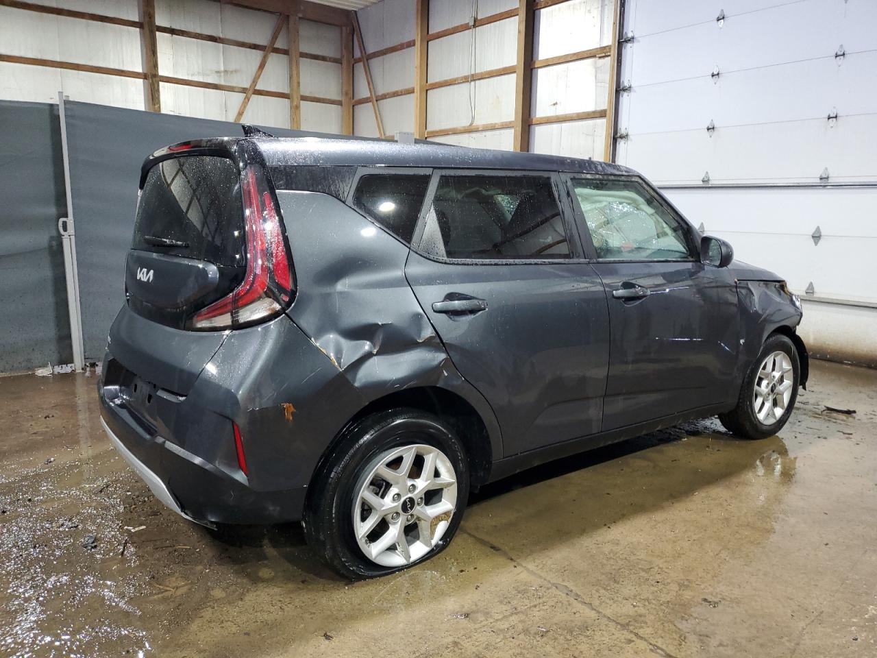 2023 KIA Soul VIN KNDJ23AU7P7878883 Copart auction photo, rollover / all over damage thumbnail 3