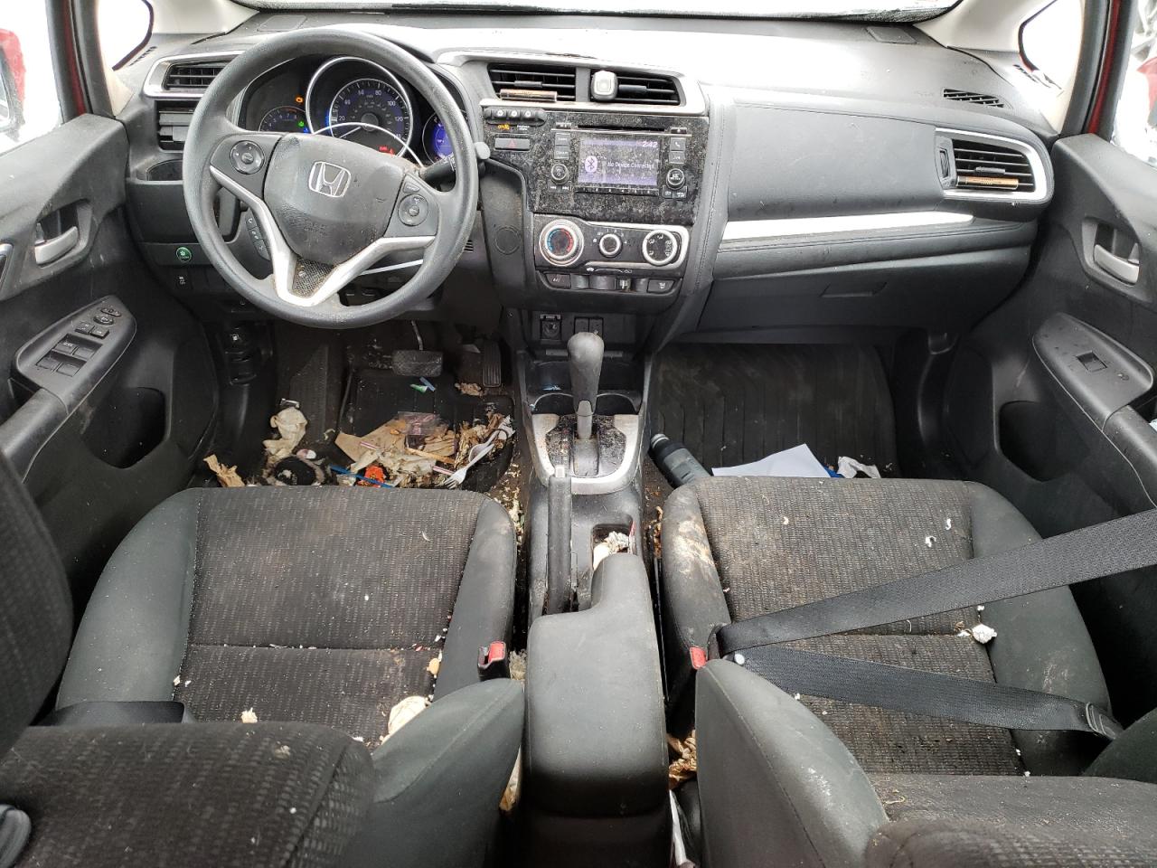 2015 Honda Fit VIN 3HGGK5H5XFM740944 Copart auction photo, side / rear end damage thumbnail 8
