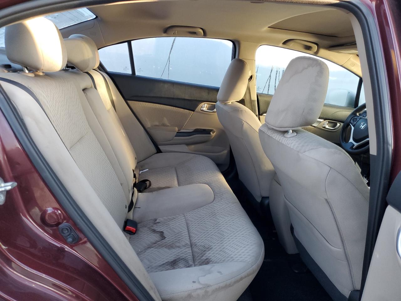 2015 Honda Civic VIN 19XFB2F84FE116363 Copart auction photo, rear end / minor dent/scratches damage thumbnail 10