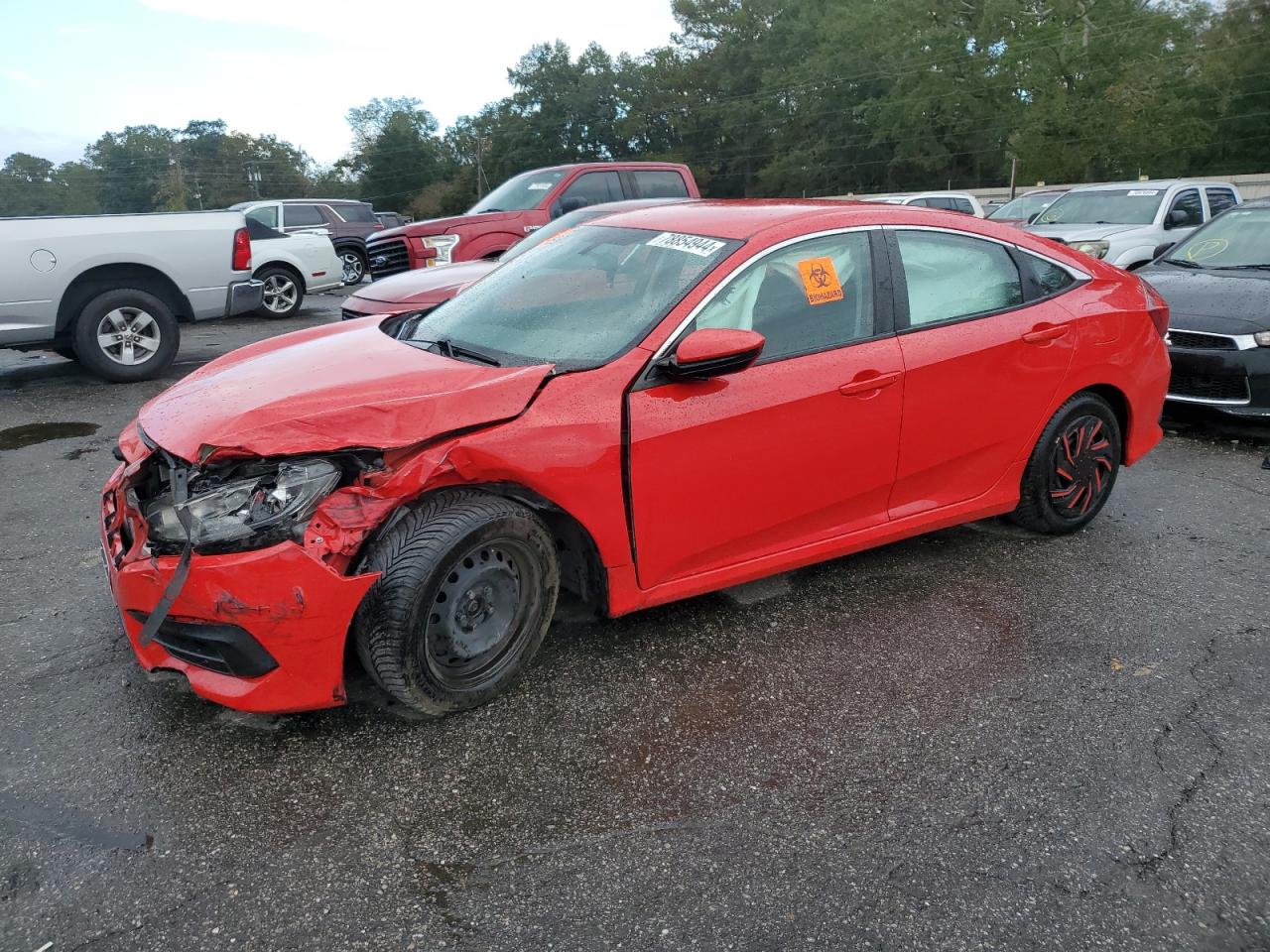 2016 Honda Civic VIN 2HGFC2F53GH553393