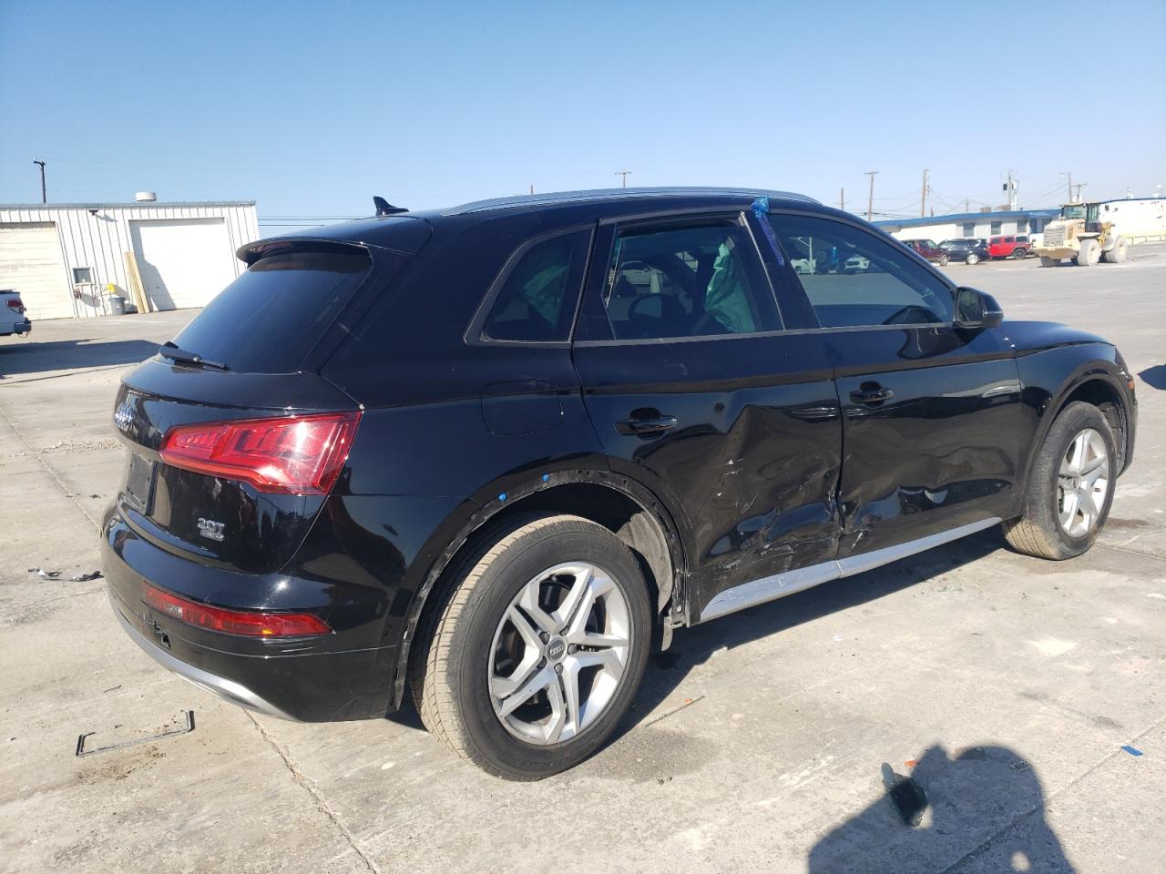 2018 Audi Q5 VIN WA1ANAFY1J2158680 Copart auction photo, side damage thumbnail 3