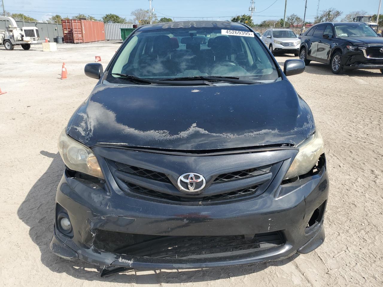 2012 Toyota Corolla VIN 2T1BU4EE2CC758957 Copart auction photo, front end damage thumbnail 5