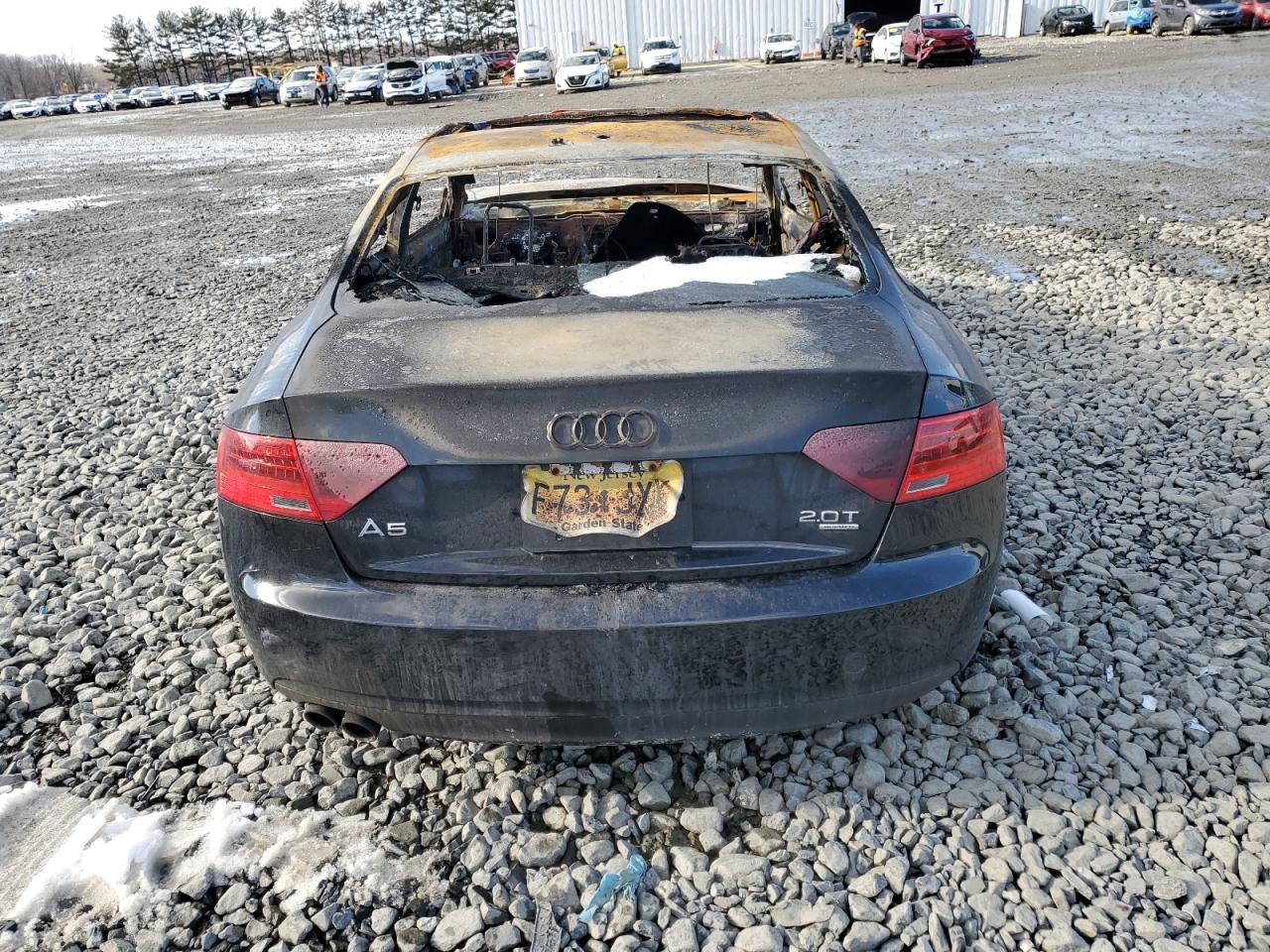 2013 Audi A5 VIN WAUCFAFR8DA041965 Copart auction photo, burn - interior / burn - engine damage thumbnail 6