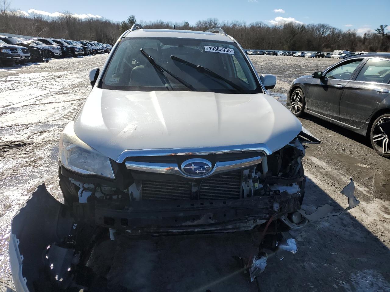 2015 Subaru Forester VIN JF2SJAKC8FH545393 Copart auction photo, front end damage thumbnail 5