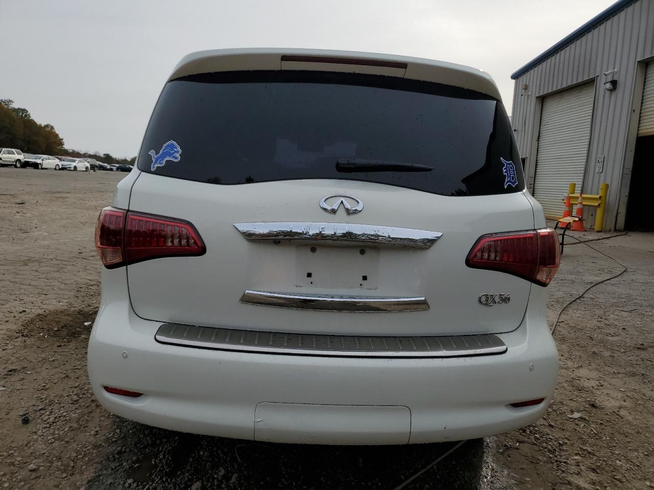 2012 Infiniti QX56 VIN JN8AZ2NE9C9020956 Copart auction photo, front end damage thumbnail 6